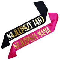 Najlepsza Mama i Najlepszy Tato - zestaw szarf