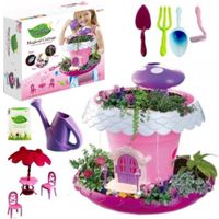 LT247 MAGICZNY OGRÓD KWIATÓW DOMEK DLA WRÓŻEK UPRAWA ROŚLIN DIY