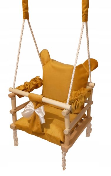 HUŚTAWKA 3w1 DZIECI królik Żółty dom ogród pokój zdjęcie 7