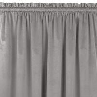 Zasłona VILA velvetowa z tunelem 135x245 szara wzór 2 Homede
