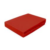 Prześcieradło jersey z gumką 120x200 Darymex czerwone