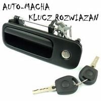 Volkswagen Caddy klamka zewnętrzna tylnej klapy KOMPLETNA