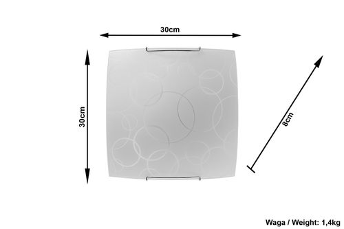 Plafon 1xE27 ANEL Sollux na Arena.pl