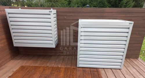 Osłona klimatyzatora - pompy ciepła 70x40x130 cm biały ID453 na Arena.pl