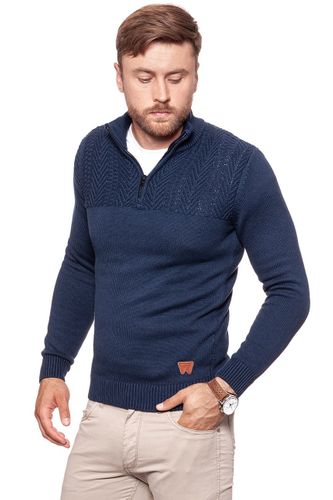 WRANGLER HALF ZIP NAVY W8625RJ35 S na Arena.pl