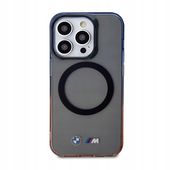 Etui BMW Gradient Bumper MagSafe na iPhone 14 Pro - szare