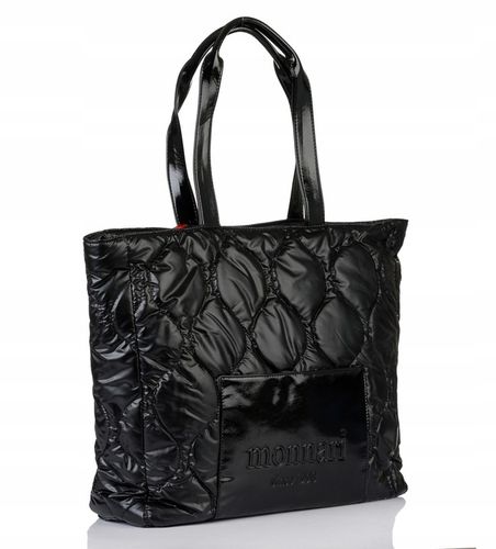 TOREBKA Damska MONNARI Duża Torba SHOPPER BAG Pojemna LOGO Premium Pikowana na Arena.pl
