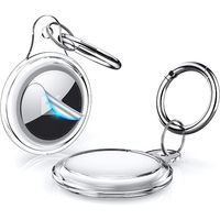 2x Etui na lokalizator GPS Brelok do kluczy Transparentne