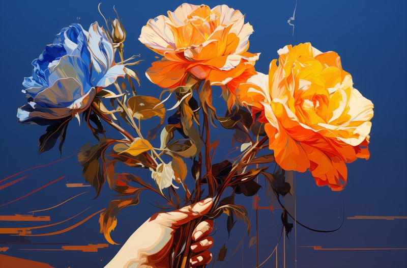 Plakat 86,4x56,8cm Żywy Uścisk zdjęcie 1