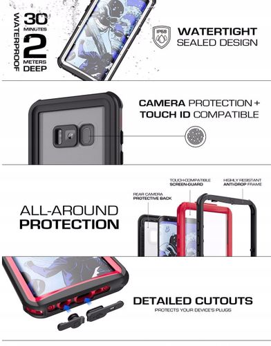 WODOSZCZELNE ETUI GHOSTEK NAUTICAL DO GALAXY S8 na Arena.pl
