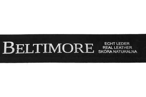 Beltimore Skórzany Damski Pasek Do Spodni 3 Cm Czarny U56 na Arena.pl