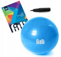 PIŁKA REHABILITACYJNA Gimnastyczna 65cm do ćwiczeń fitness ANTIBURST