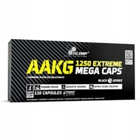 OLIMP AAKG 1250 EXTREME 120 L-ARGININA AMINOKWASY TELENK AZOTU POMPA LIBIDO