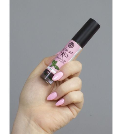 Lip Gloss Vibrant - wibrujący błyszczyk mięta zdjęcie 3