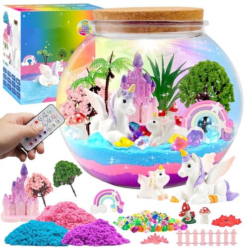 ZESTAW DO TWORZENIA KRYSZTAŁ TERRARIUM DIY DLA DZIECKI Z DIODĄ LED I PILOT na Arena.pl