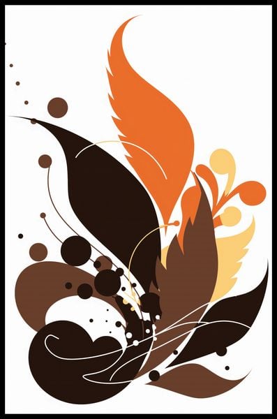 Plakat 53x81cm Ognie Jesienne zdjęcie 2
