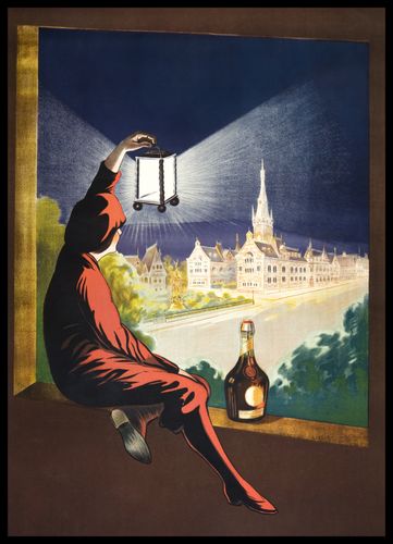 Plakat 50x70cm Benedictine, Cappiello Vintage do Salonu na Arena.pl