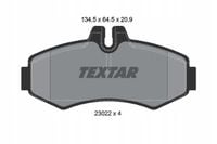TEXTAR KLOCKI HAMULCOWE PRZÓD MERCEDES VITO W638