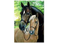 HAFT DIAMENTOWY Z KONIAMI