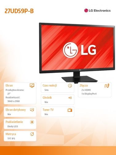 LG Electronics 27'' 27UD59P-B na Arena.pl