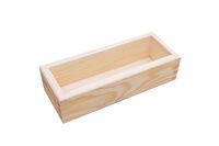 Prostokątna tacka, pojemnik z drewna 20x8 cm