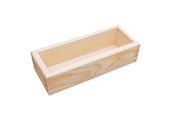 Prostokątna tacka, pojemnik z drewna 20x8 cm
