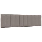 Poduszka na wezgłowie, kolor taupe, 180 cm, tkanina