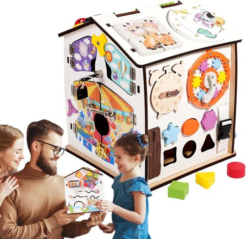 tablica manipulacyjna Domek - kolorowy na Arena.pl