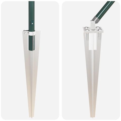 Słupki ogrodzeniowe 13 pcs Zielony Ø32mm 80 cm na Arena.pl