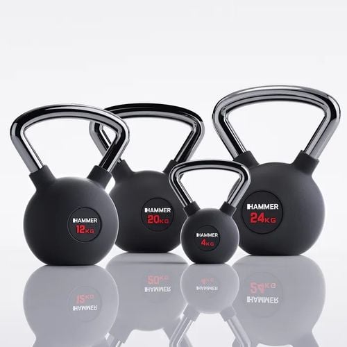 Kettlebell gumowany Premium 6 kg Hammer na Arena.pl