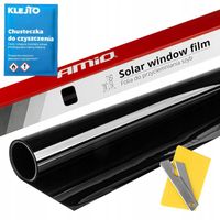 FOLIA DO PRZYCIEMNIANIA SZYB 75x300 super ciemna 95% + ODTŁUSZCZACZ