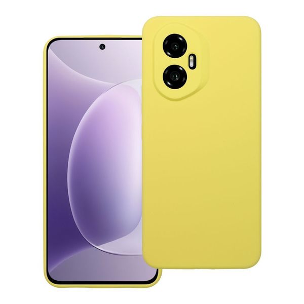 Futerał SILICONE 2mm do HONOR 300 żółty zdjęcie 1
