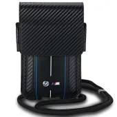 torebka bmw bmpsp15xmscakl wallet bag czarny/black carbon blue stripes