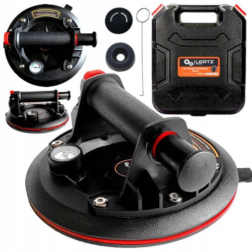 Przyssawka do Płytek Szyb Próżniowa Uchwyt z Pompką i Manometrem na Arena.pl