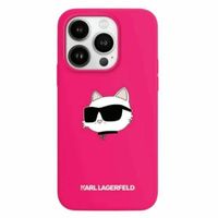 Karl Lagerfeld KLHMP15LSCHPPLF iPhone 15 Pro 6.1" różowy/fuschia hardcase