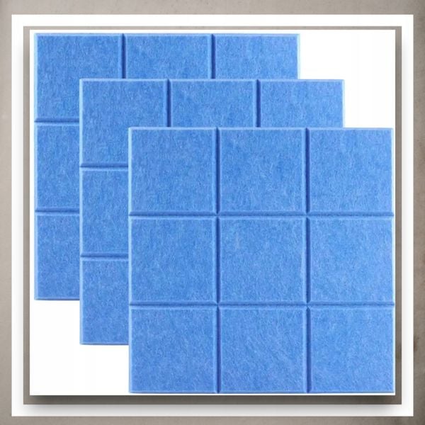 Panele Ścienne Filcowe 3D Kwadrat Zagłówek Samoprzylepne Akustyczne Soft zdjęcie 13