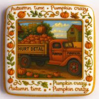 CIASTKO LUKROWANE BIG FARM AND AUTO ROZ.S  KWADRAT AT RĘCZNIE ROBIONE