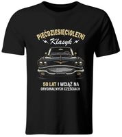 KOSZULKA 50-LETNI KLASYK. PREZENT NA 50 URODZINY, ROZ. 2XL