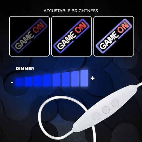 Neon PLEXI LED GAME ON multikolor FPNE23 Forever Light na Arena.pl