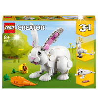 ZESTAW WIELKANOCNY LEGO 3W1 31133 BIAŁY KRÓLIK + GRATIS TORBA LEGO PREZENT