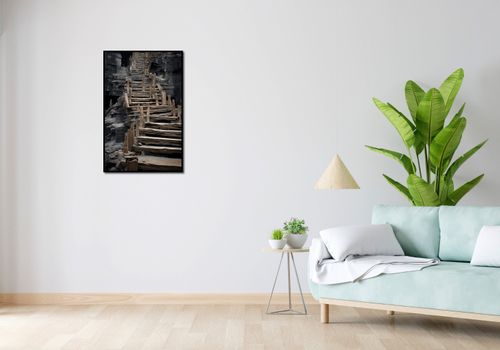 Plakat 53x81cm Schody do Nieznanego na Arena.pl