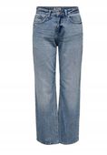 Jasnoniebieski - ONLY Mid Waist Straight Fit Jeans XS