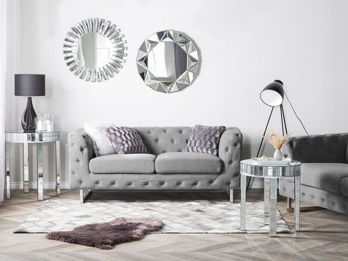 Sofa 2-osobowa szara VISSLAND na Arena.pl
