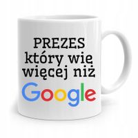 Dla Prezesa Viceprezesa Kubek Wie Więcej Niż Gogle Z Nadrukiem Ze Zdjęciem