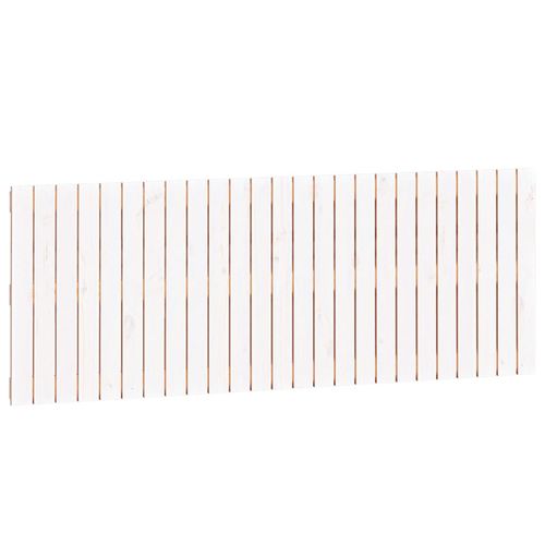 Wezgłowie łóżka, białe, 159,5x3x60 cm, lite drewno sosnowe na Arena.pl