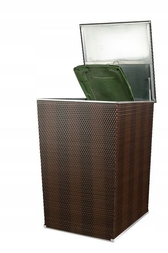 Obudowa na śmieci do ogrodu z technorattan RD17 na Arena.pl