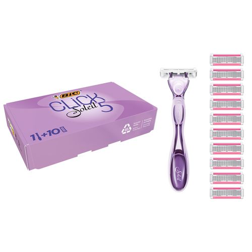 BIC System Maszynka do golenia damska Clic Soleil 5  (1+ 10 wkładów)  1op. na Arena.pl