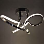 Plafon LAMPA sufitowa VEN P-X 9812/3 CR-42W metalowa OPRAWA wstążki LED 42W 4000K chrom