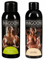 2x 100ml Olejek Do Masażu Erotycznego Magoon Hiszpańska Mucha + Wanilia