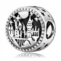 Zawieszka SREBRO 925 Charms Koralik Zamek Hogwart Harry Potter
